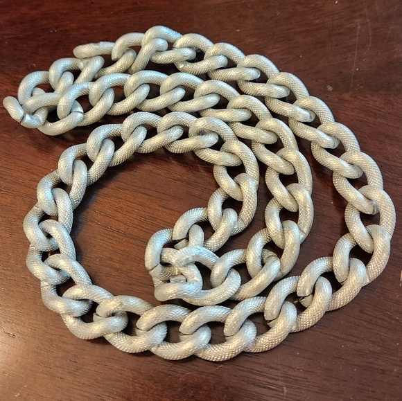 Vintage Chunky Link Chain Necklace - Picture 6 of 11